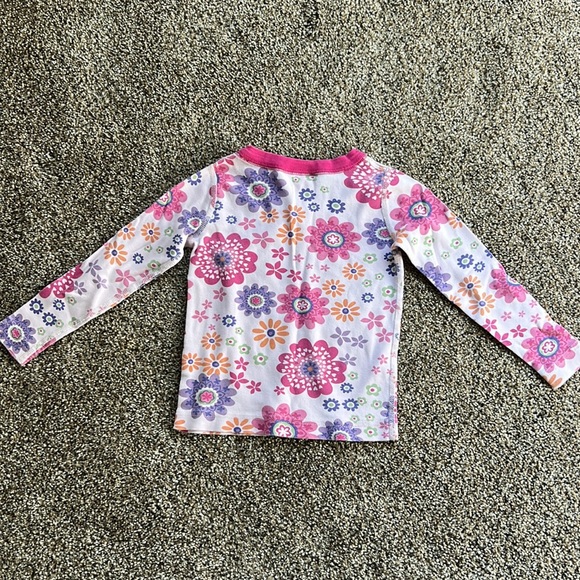 Hanna Andersson pajamas girls size 3 flowers - Picture 4 of 7